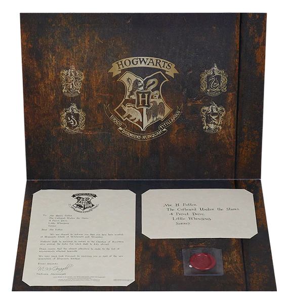 Personalised Hogwarts Acceptance Letter